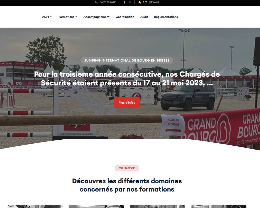 Site Internet pour ADPF