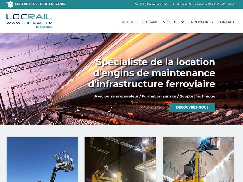 Sites Internet LOCRAIL