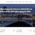 Site Internet de l'office notarial Volle et Associés